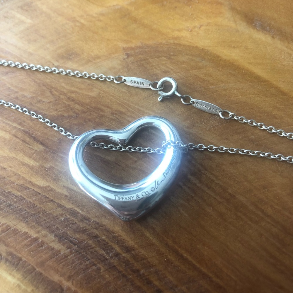 Tiffany & Co. Elsa Peretti Open Heart Necklace